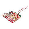 Christmas Car Handmade Polymer Clay Pendant Decorations HJEW-P017-03E-2