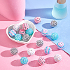   Resin Rhinestone Beads RESI-PH0001-81B-4