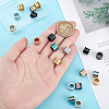 20Pcs 5 Colors 304 Stainless Steel Beads STAS-GA0001-68-3