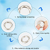 SOFPLATE Zinc Alloy Spring Gate Rings FIND-SP0001-08A-6