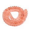 Imitation Jade Crackle Glass Beads Strands GLAA-Q108-05A-A08-2