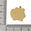 201 Stainless Steel Pendants STAS-C095-25G-3
