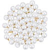60Pcs ABS Plastic Imitation Pearl Charms KK-BBC0023-53-7