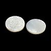 Carved Natural White Shell Cabochons SSHEL-N038-06B-11-2