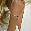 Stainless Steel Hamsa Hand Link Bracelets for Women FO1824-1