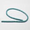 Synthetic Howlite Beads Strand G-P228-01-6mm-2