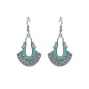 Bohemian Turquoise Earrings Ethnic Vintage Ear Studs for Women ST5656501-1