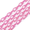 Acrylic Opaque Cable Chains X-PACR-N009-001G-1