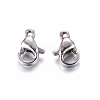 304 Stainless Steel Lobster Claw Clasps X-STAS-AB09-2