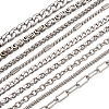 Unisex 304 Stainless Steel Chain Bracelets BJEW-TA0001-05P-3