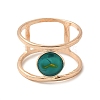 Alloy with Turquoise Round Finger Ring for Women FS-WGC40FF-01-2