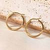 201 Stainless Steel Hoop Earrings EJEW-P304-14B-G-1