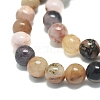 Natural Rhodonite Beads Strands G-G828-02-6mm-4