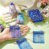 30Pcs Gold Stamping Moon Star Organza Drawstring Gift Bags ABAG-TA0002-21D-6