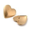 Light Gold 304 Stainless Steel Stud Earrings EJEW-K257-03A-KCG-2