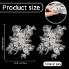 Polyester Acrylic Rhinestones Applique embroidery ABS Sequins FIND-WH20019-165A-01-2
