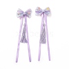 Bowknot Long Ribbon Alligator Hair Clip PHAR-D013-03E-2