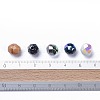 Electroplate Czech Glass Beads GLAA-O018-03-4