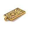 Tibetan Style Alloy Pendants TARO-PW0001-01B-G-3