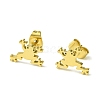 Cute Little Animal Theme 304 Stainless Steel Stud Earrings EJEW-B041-02H-G-1