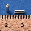 925 Sterling Silver Spacer Tube Beads STER-Z006-02B-S-3