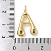 Rack Plating Brass Micro Pave Cubic Zirconia Pendants X-KK-A200-24G-A-3