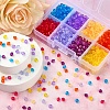 1160Pcs 8 Colors Transparent Acrylic Beads MACR-YW0001-86-5