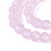 Imitation Jade Glass Beads Strands GLAA-T028-3mm-11E-3