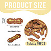 40Pcs PU Leather Craft Label Tags DIY-TADJ0001-22C-3