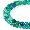 2 Strands 2 Styles Natural Dragon Veins Agate Beads Strands G-TA0002-58-1