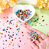 300Pcs Opaque Colours Glass Seed Beads EGLA-TA0013-74-6