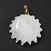 Natural Quartz Crystal Pendants G-E043-01B-20G-3