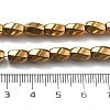 Electroplated Synthetic Non-magnetic Hematite Beads Strands G-P545-G02-02F-4