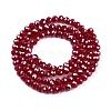 Electroplate Glass Beads Strands EGLA-A044-P3mm-A02-3