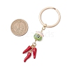 Porcelain & Alloy Enamel Keychain KEYC-JKC01156-03-3