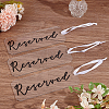 Acrylic Seat Reservation Sign Hanging Ornaments AJEW-WH0534-61B-7