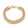 304 Stainless Steel Wheat Chain Bracelets BJEW-L665-07G-1