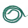 Natural Dyed & Heated Green Onyx Agate Beads Strands G-F596-12B-4mm-2