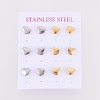 304 Stainless Steel Stud Earrings EJEW-I235-12-2