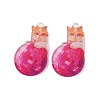 Kitty Theme Printed Acrylic Pendants OACR-S141-01D-1