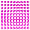 100Pcs 5 Styles Transparent Acrylic Beads OACR-TA0003-48A-3