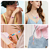 20Pcs UV Plating Transparent Acrylic European Beads OACR-TADJ0001-19N-5