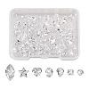 Craftdady 7 Style Cubic Zirconia Cabochons ZIRC-CD0001-07-1