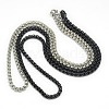 Trendy Men's 201 Stainless Steel Box Chain Necklaces NJEW-L043B-46-1