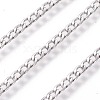 Tarnish Resistant 304 Stainless Steel Curb Chains CHS-E018-05P-1