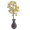 Natural Topaz Jade Chips Tree of Life Decorations PW-WG77120-02-1