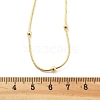 Brass Satellite Chains Necklaces for Women NJEW-D302-16G-5