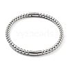 Non-Tarnish 201 Stainless Steel Hinged Bangle STAS-Z057-01D-1