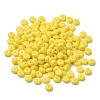 Baking Paint Opaque Glass Beads GLAA-A045-06D-1