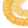 Imitation Jade Crackle Glass Beads Strands GLAA-Q108-05A-A09-3